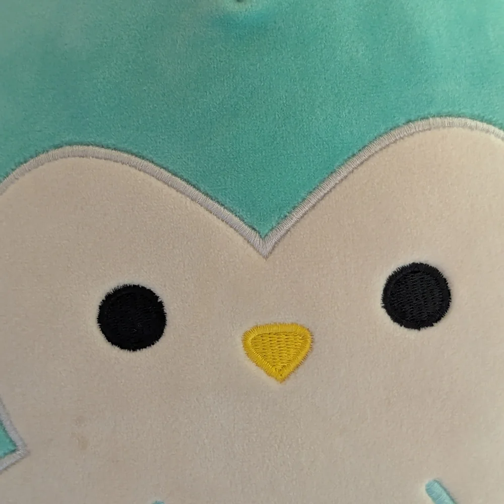 Squishmallows Winston the Teal Owl Plush Backpack